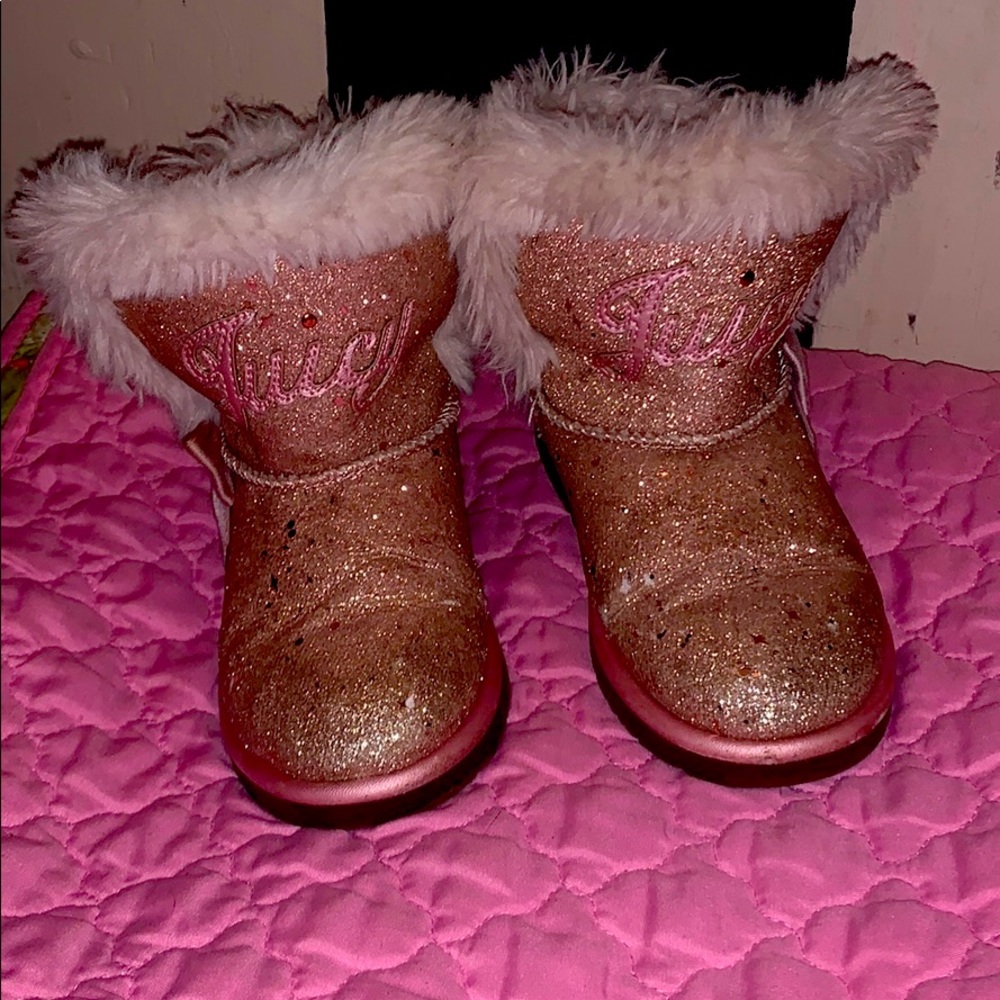 Juicy Couture Toddler Girl Boots Size 10